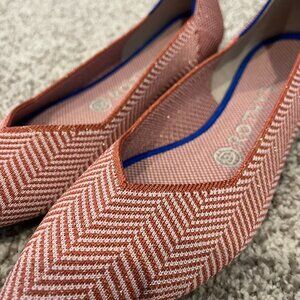Rothy's Amber Metallic Herringbone The Point